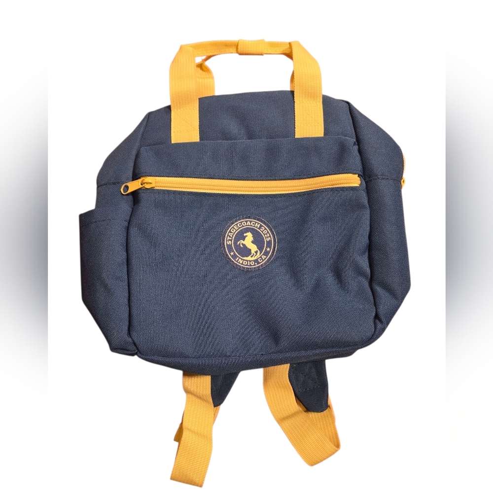 Stagecoach Music Festival 2025 Backpack‎ Purse Western Country Blue Yellow
